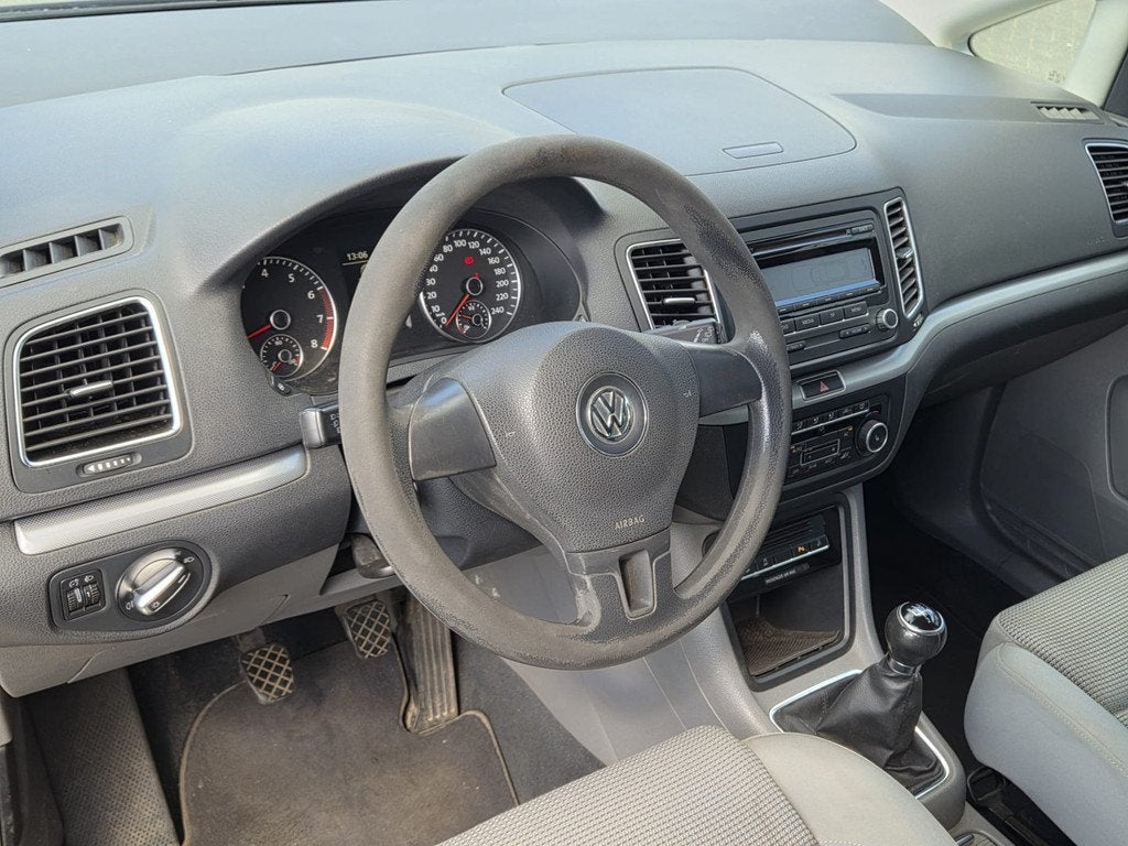 Volkswagen Sharan 1.4 TSI Comfortline 7p. | Goed onderhouden, Auto's, Volkswagen, Voorwielaandrijving, Stof, Zwart, 4 cilinders