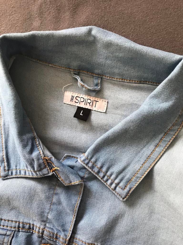 True Spirit spijkerjas - Maat L, Ophalen of Verzenden, Zo goed als nieuw, Maat 42/44 (L), Blauw