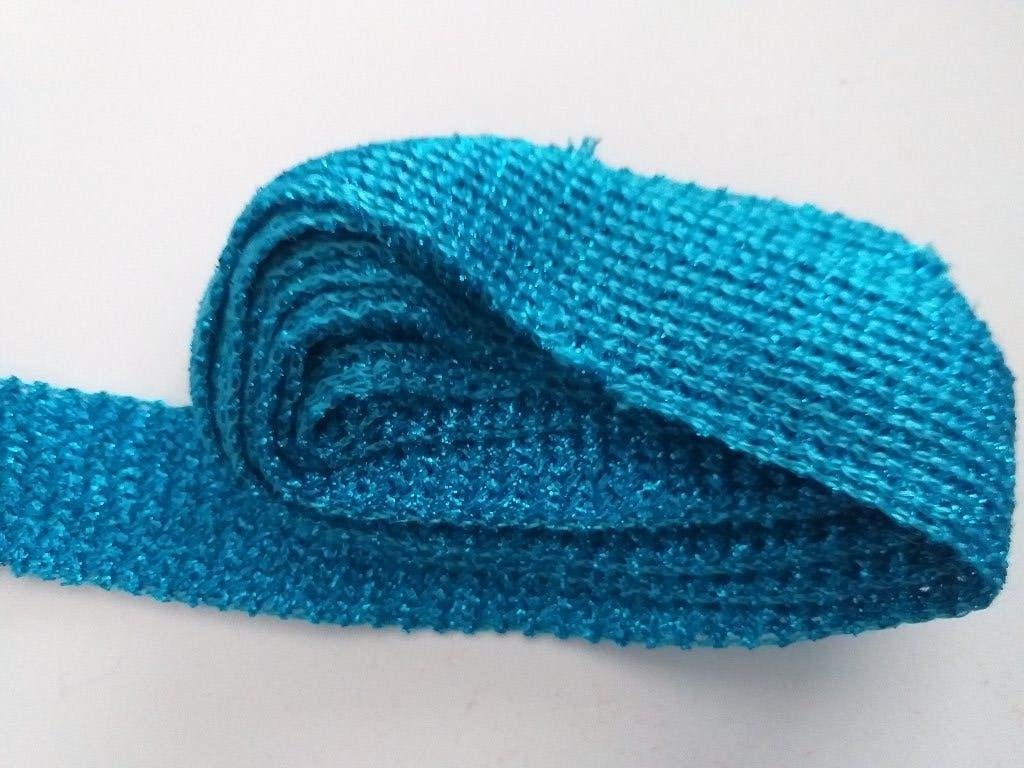 Blauw Band van 3,5 cm. breed, Ophalen of Verzenden, Nieuw, Lint, Band of Elastiek