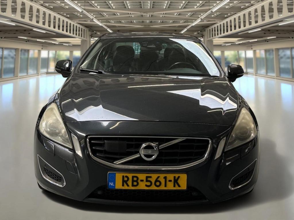 Volvo S60 2.4 D5 Summum Schuifdak, Navi+Camera, leer..., Auto's, Volvo, Euro 5, Zwart, S60, Leder