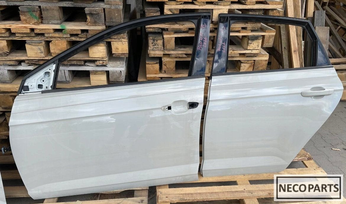 VW POLO 6 2G FACELIFT DEUR DEUREN PORTIER PORTIEREN LA7A !!, Gebruikt, -, Volkswagen, -