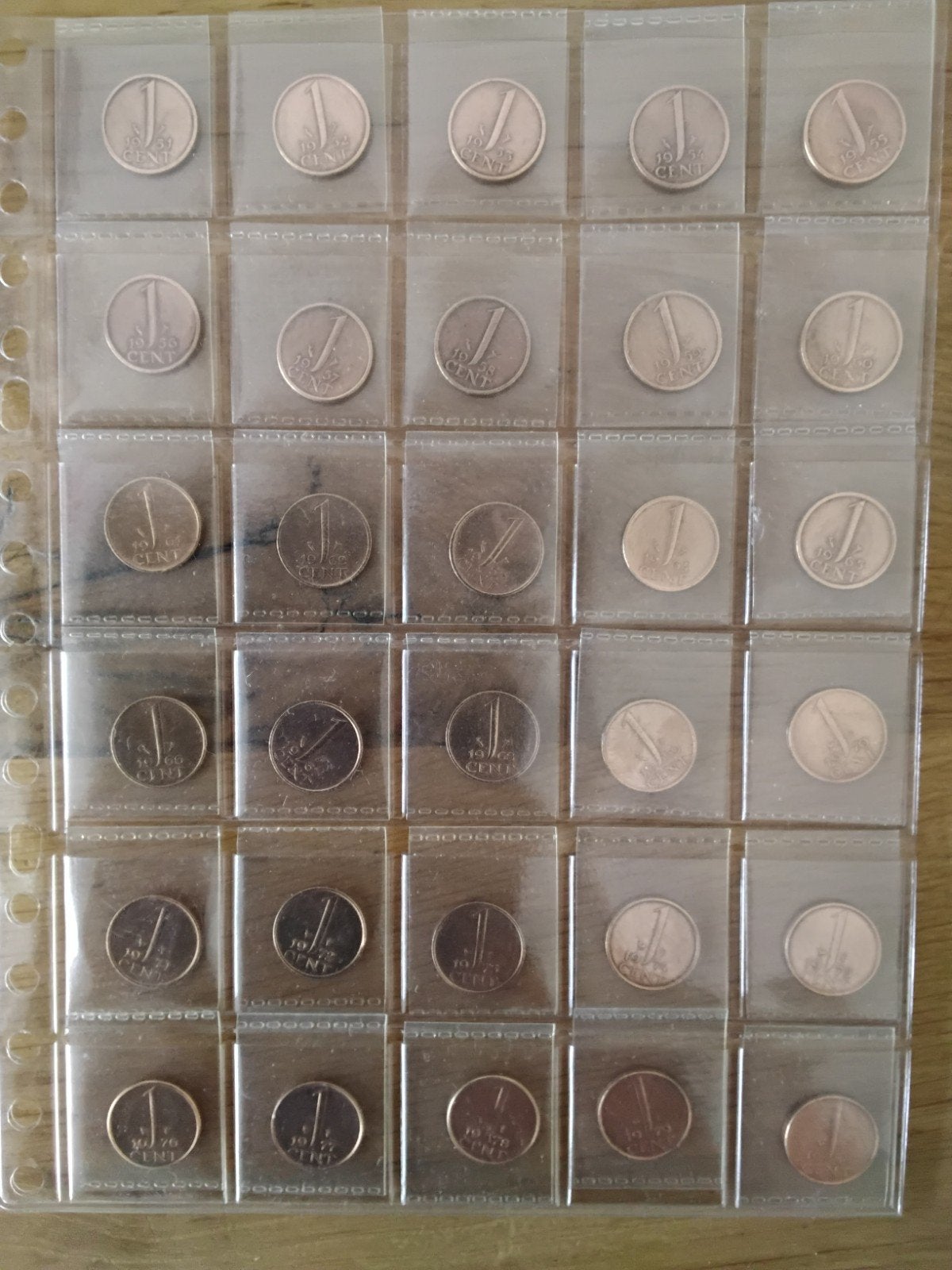 centen 1948-1980 gepoetst en ongepoetste staat, Ophalen of Verzenden, Nederland, Munten