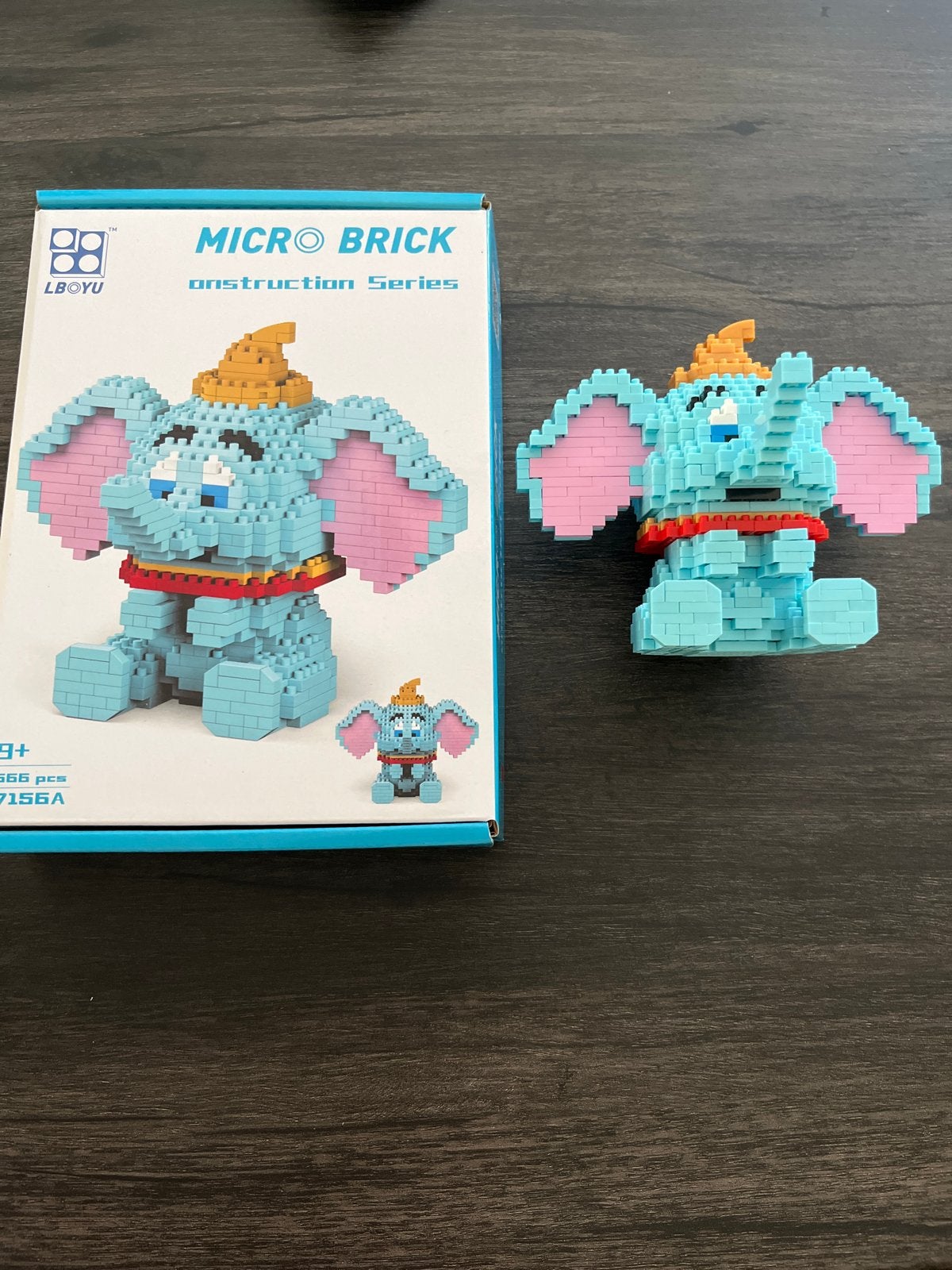 Micro Brick Dumbo Bouwpakket, Kinderen en Baby's, Speelgoed | Bouwstenen, Ophalen of Verzenden, Zo goed als nieuw, Overige merken