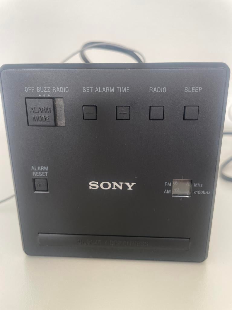 Sony ICF-C1 Wekker Radio - Zwart, Ophalen, Gebruikt, Radio