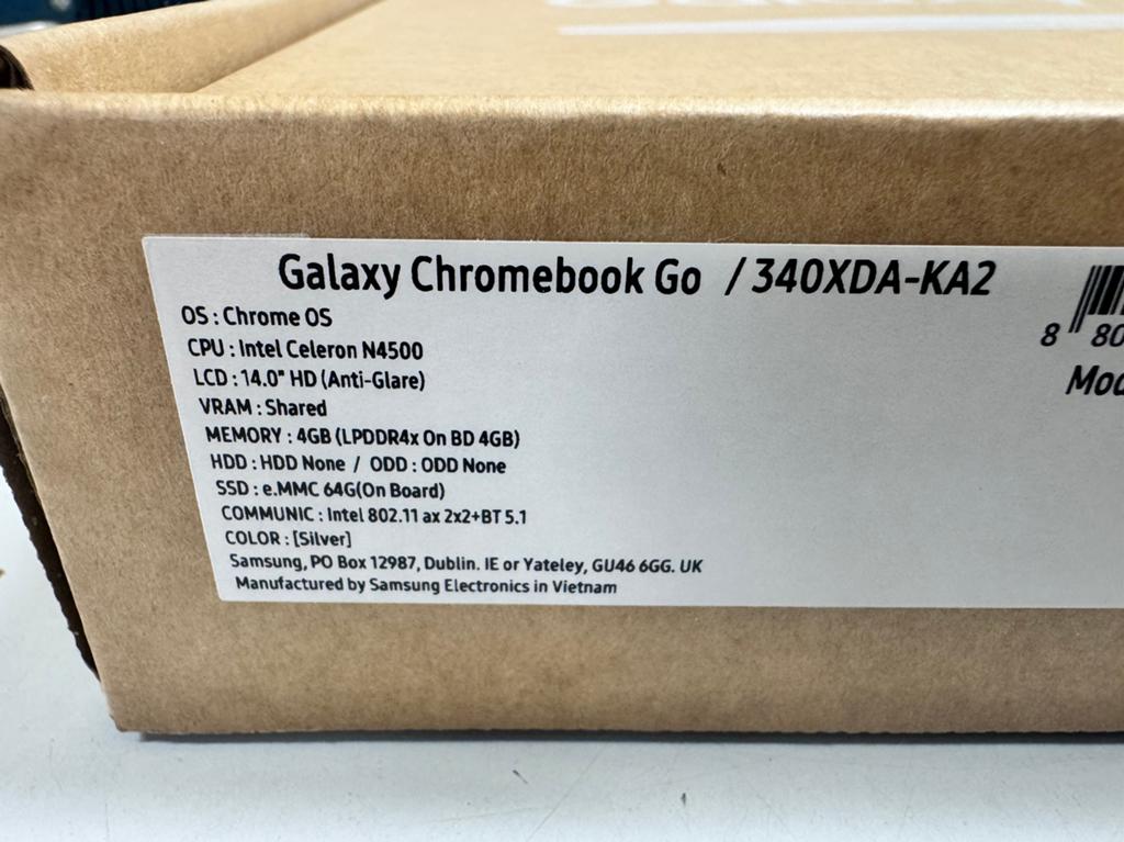 Nieuwe Samsung Galaxy Chromebook Go 14 inch - Intel Celeron, Qwerty, Verzenden, Minder dan 2 Ghz, Nieuw