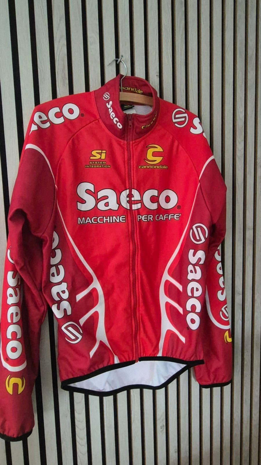 Cannondale Saeco MTB shirt - Maat M/L, Gebruikt, Ophalen of Verzenden, Cannondale, Bovenkleding