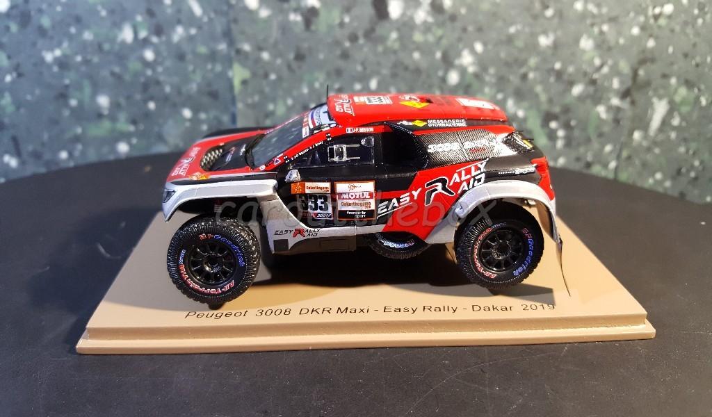 Peugeot 3008 #333 Easy rally dakar 1:43 Spark, Verzenden, Nieuw, Auto, Overige merken