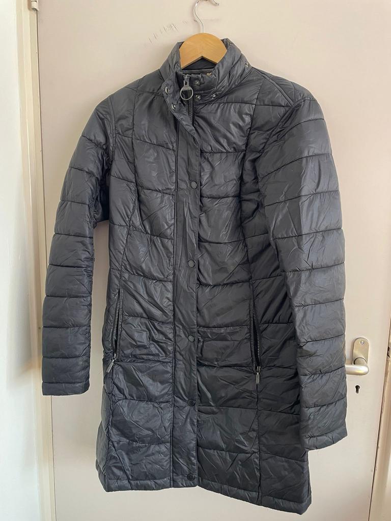 Barbour Winter Tartan Gewatteerde Jas - Maat 38/40 (M), Kleding | Dames, Jassen | Winter, Ophalen of Verzenden, Zo goed als nieuw