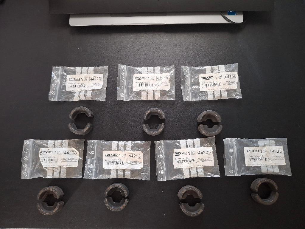 Ridgid Assortiment Krimpmessen - Krimpkoppen tbv RE-60 Tool, Ophalen of Verzenden, Nieuw