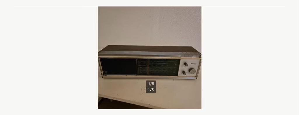 Philips Tafel Radio Type 22RB292., Audio, Tv en Foto, Radio's, Ophalen, Zo goed als nieuw, Radio
