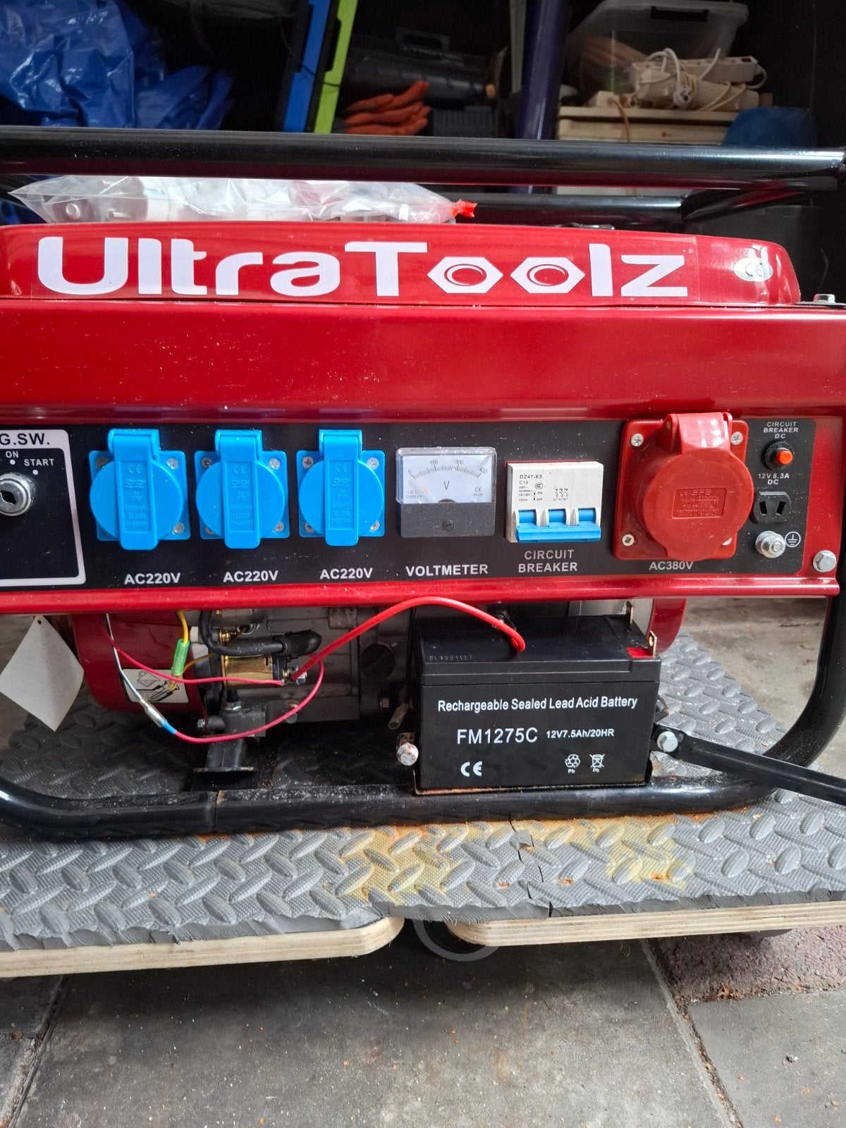 Nieuw Electric starter UltraToolz Benzine Aggregaat 6.5HP -, Ophalen, Nieuw, 5 tot 10 kVA, Benzine