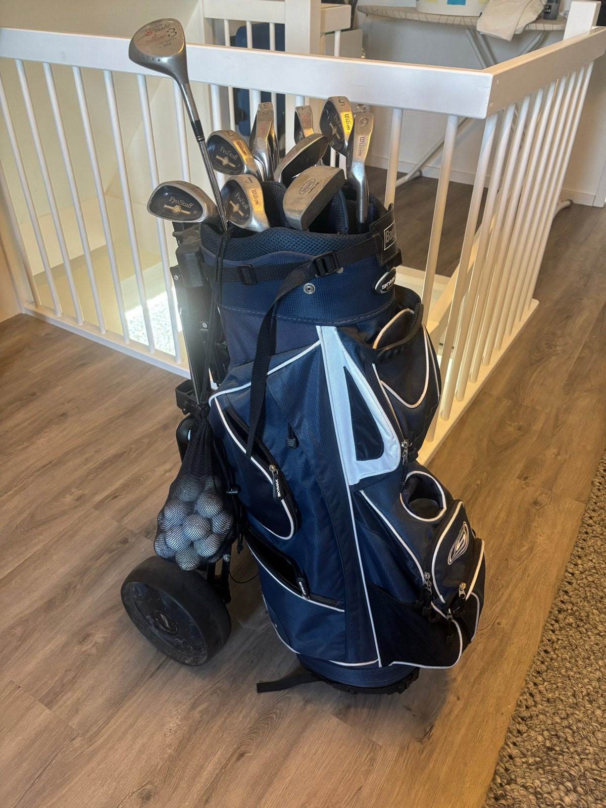 Complete golfset met tas en trolley - Gebruikt, Ophalen, Gebruikt, Set, Overige merken