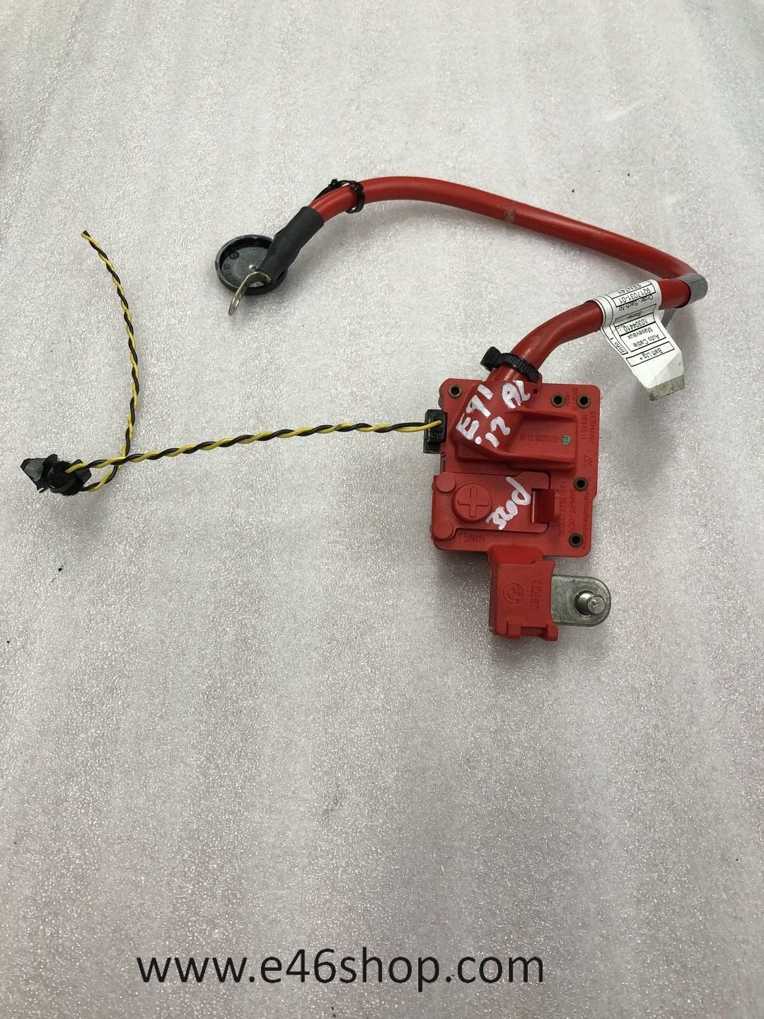 ACCU KLEM MET ONGEVAL SENSOR BMW E90 E91, Auto-onderdelen, Accu's en Toebehoren, Gebruikt, -, -, Ophalen of Verzenden