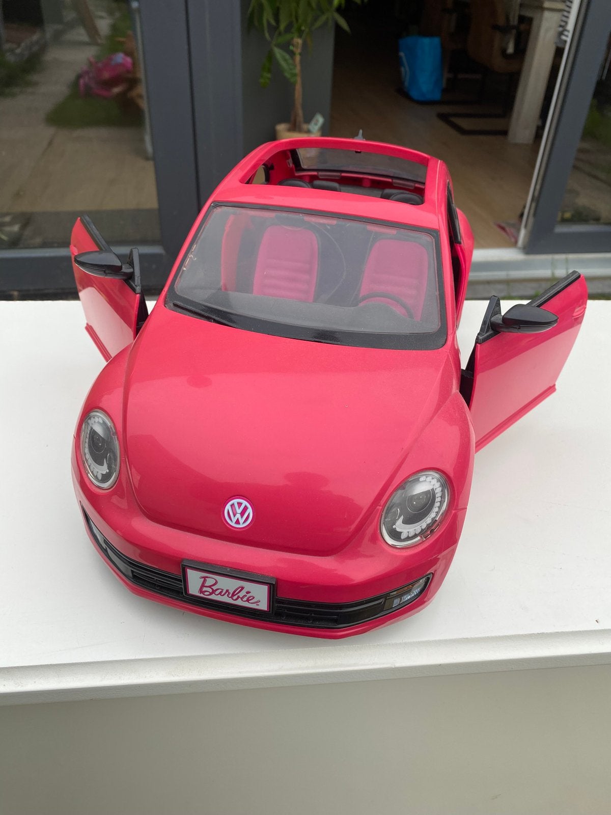 Mooie Roze Barbie Volkswagen Beetle (Kever) – Mattel, Ophalen, Zo goed als nieuw