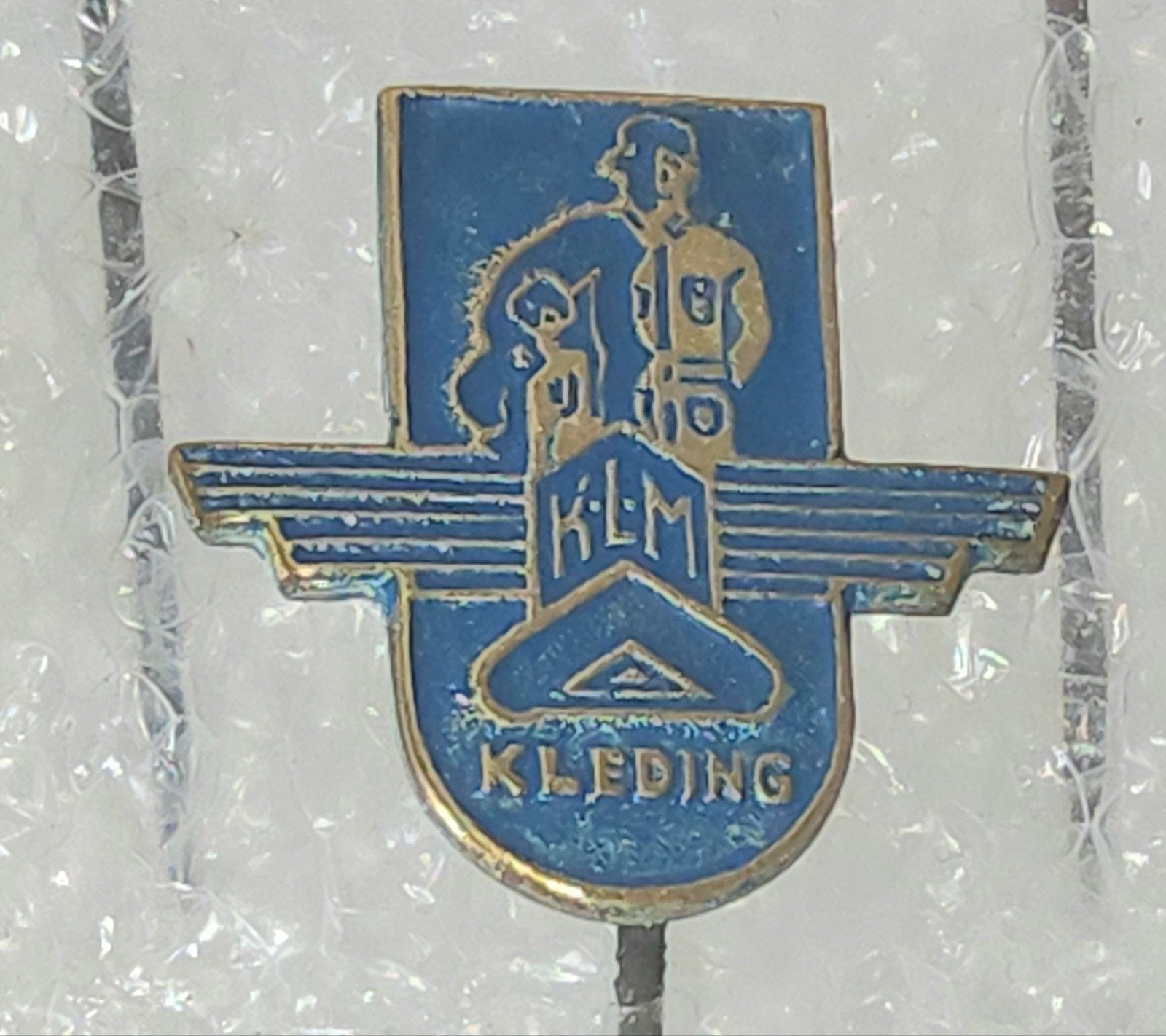 Vintage KLM Kleding Speldje, Verzamelen, Ophalen of Verzenden, Gebruikt, Merk, Speldje of Pin