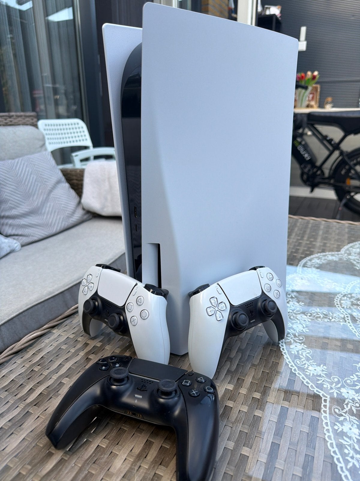 PlayStation 5 Disc Edition met 3 controllers, Ophalen, Zo goed als nieuw, Playstation 5