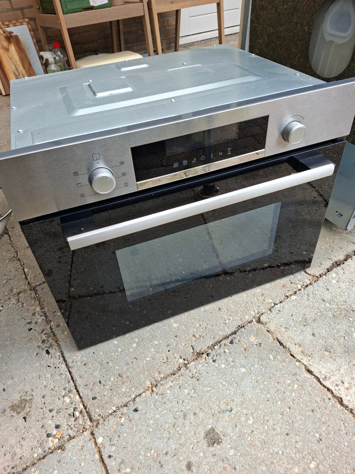 Bosch Combi-oven/Magnetron CMA583MS01 - Zo goed als ni, Ophalen, 45 tot 50 cm, 60 cm of meer, Bosch