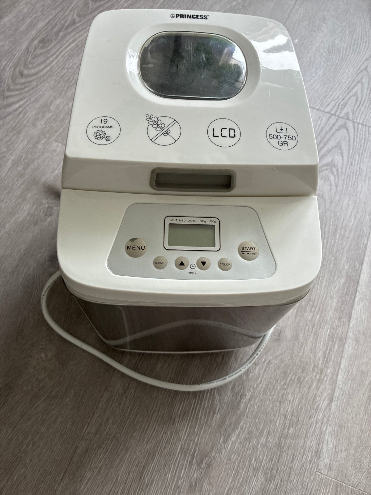 Princess Broodbakmachine - 19 programma's, 500-750g, Gebruikt, 400 tot 800 gram deeg, Kijkvenster, Ophalen