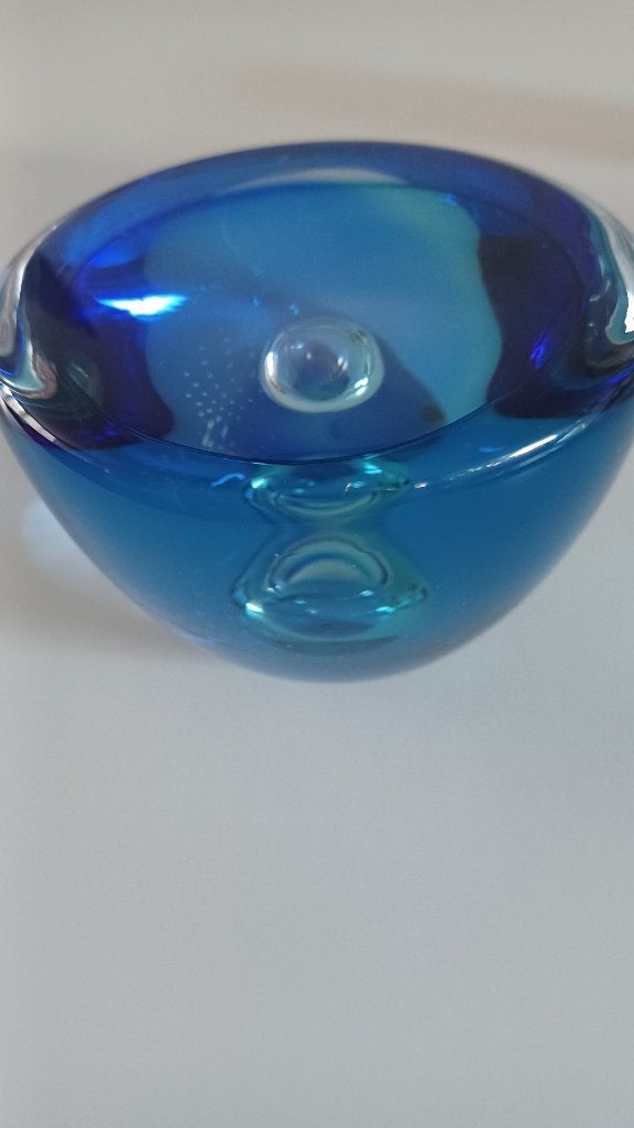 Kosta Boda, 8 cm, Object, Blauw, Gemerkt