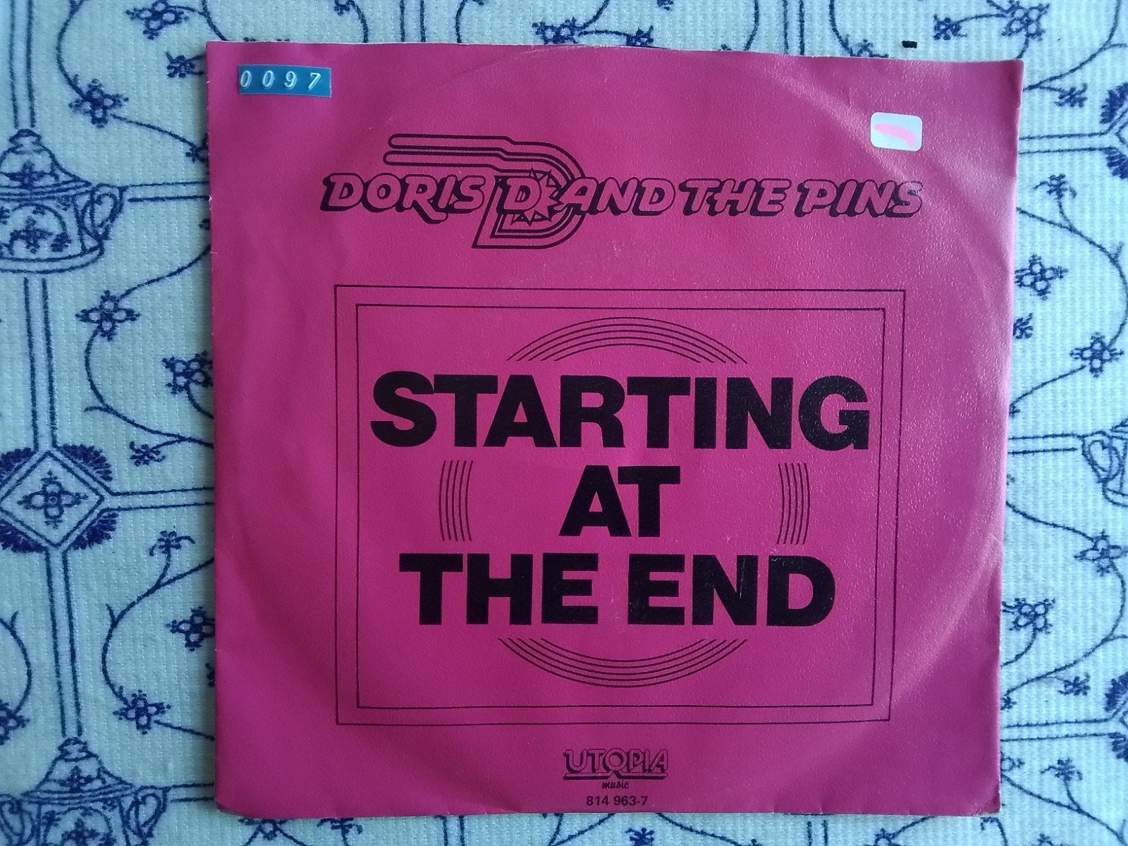 Doris D and the pins             Starting at the end, Ophalen of Verzenden, Zo goed als nieuw, 7 inch, Pop