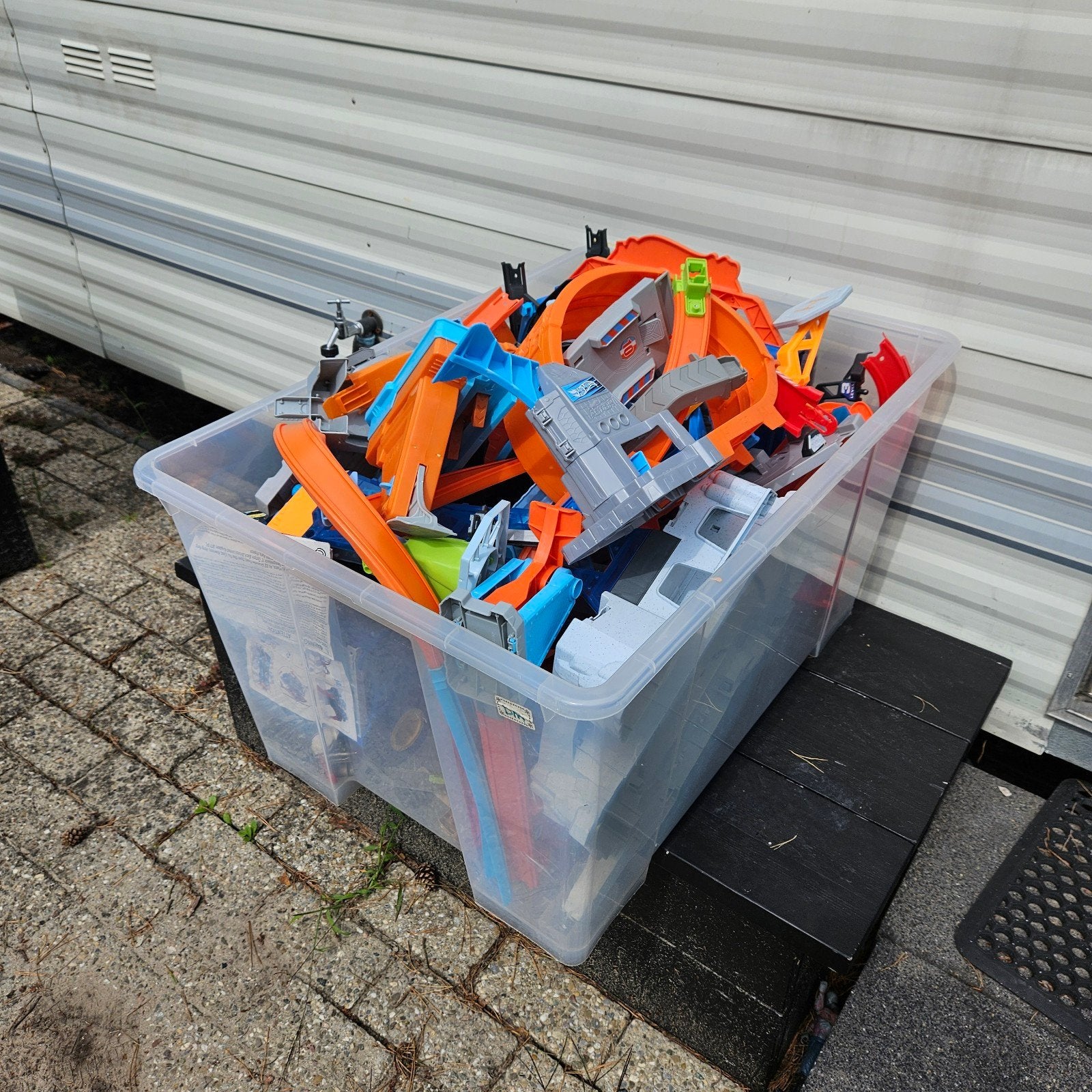 hotwheels, Ophalen, Met looping, Racebaan, Gebruikt