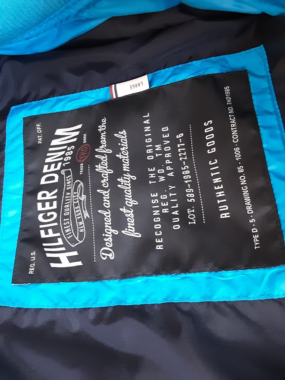 Dames jas Tommy Hilfiger Denim - Maat 46, Kleding | Dames, Blauw, Maat 46/48 (XL) of groter, Ophalen of Verzenden, Gedragen