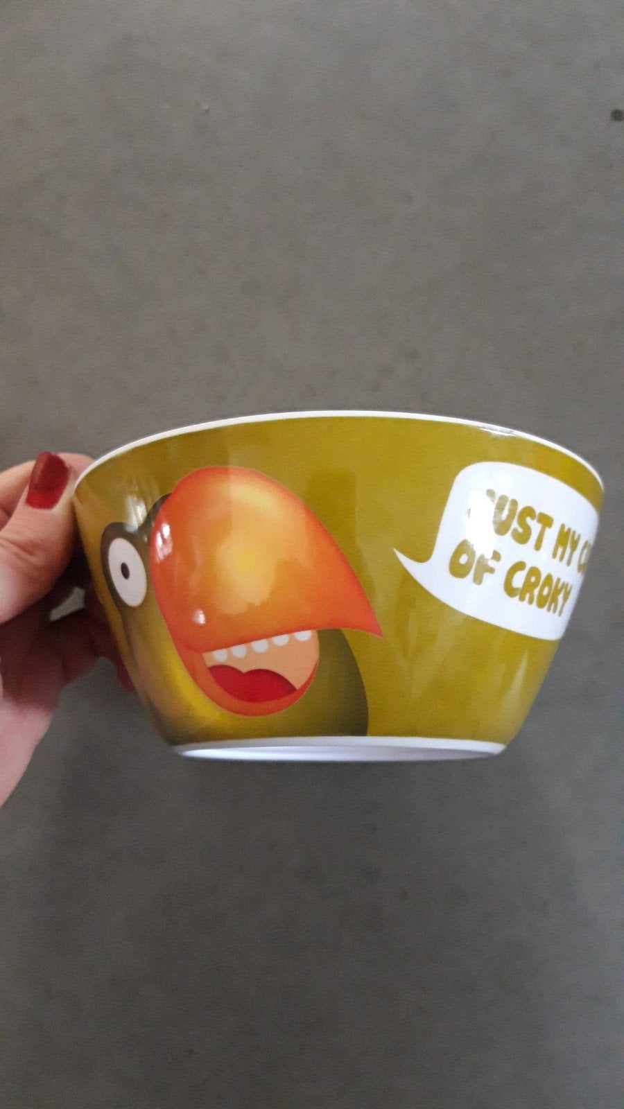 Croky chips schaal  diameter 15 cm chipsschaal snack bakje, Ophalen of Verzenden, Overige materialen, Overige stijlen, Schaal of Schalen