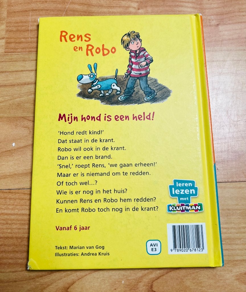 Boek: Rens en Robo / Mijn hond is een held / Marian van Gog, Ophalen of Verzenden, Zo goed als nieuw, Marian van Gog, Fictie algemeen