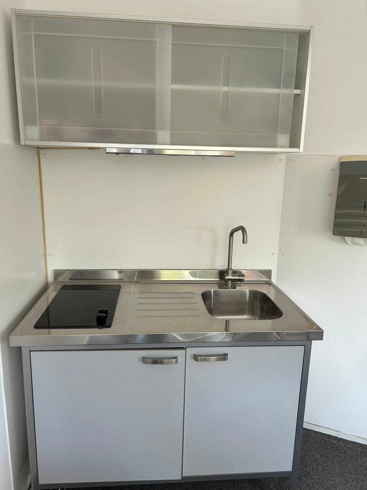 Kleine keukenblok IKEA, Ophalen, Wit, Enkelwandige keuken, Zo goed als nieuw
