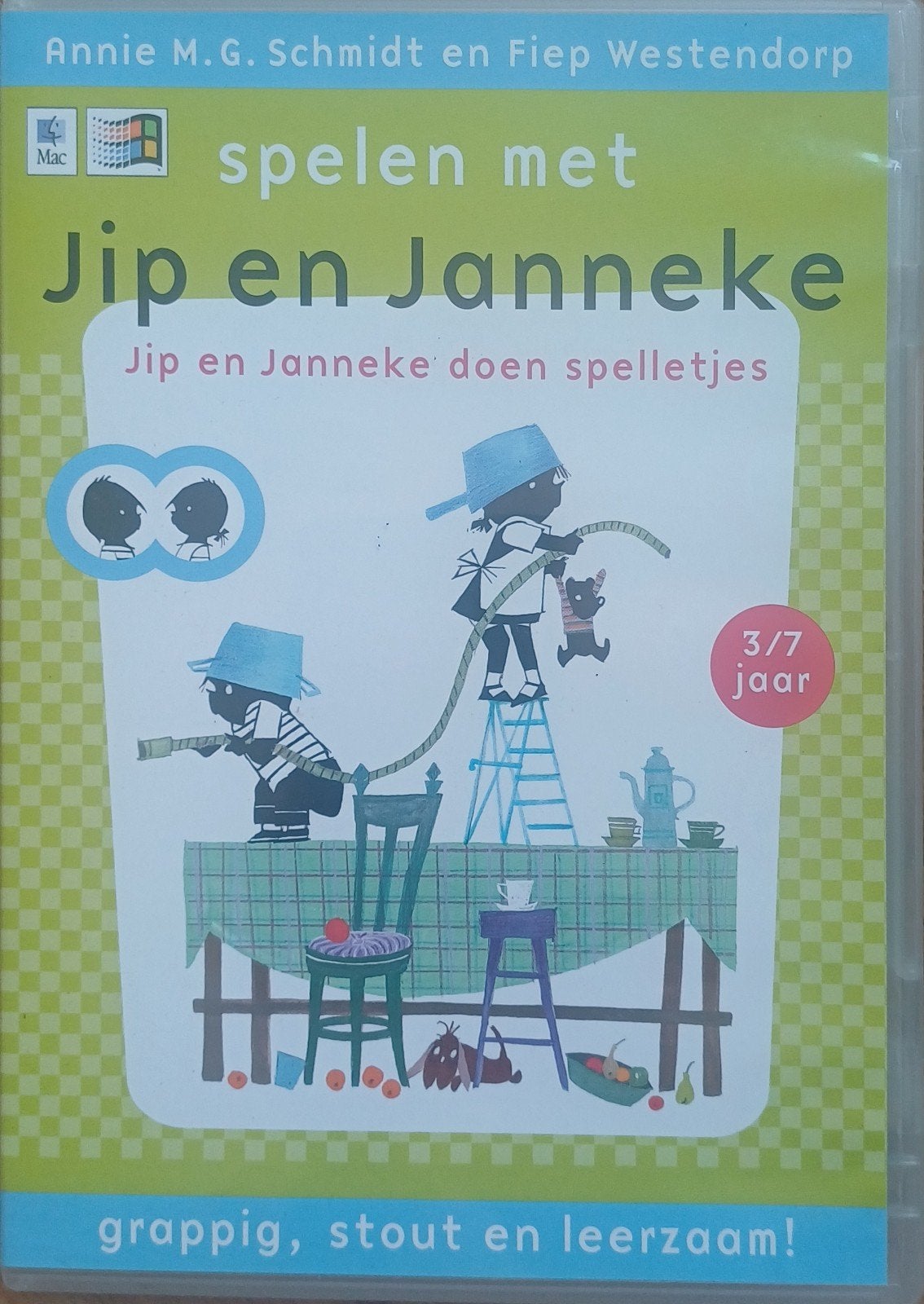 Jip en Janneke doen spelletjes (PC/Mac), Puzzel en Educatief, Gebruikt, 1 speler, Ophalen of Verzenden