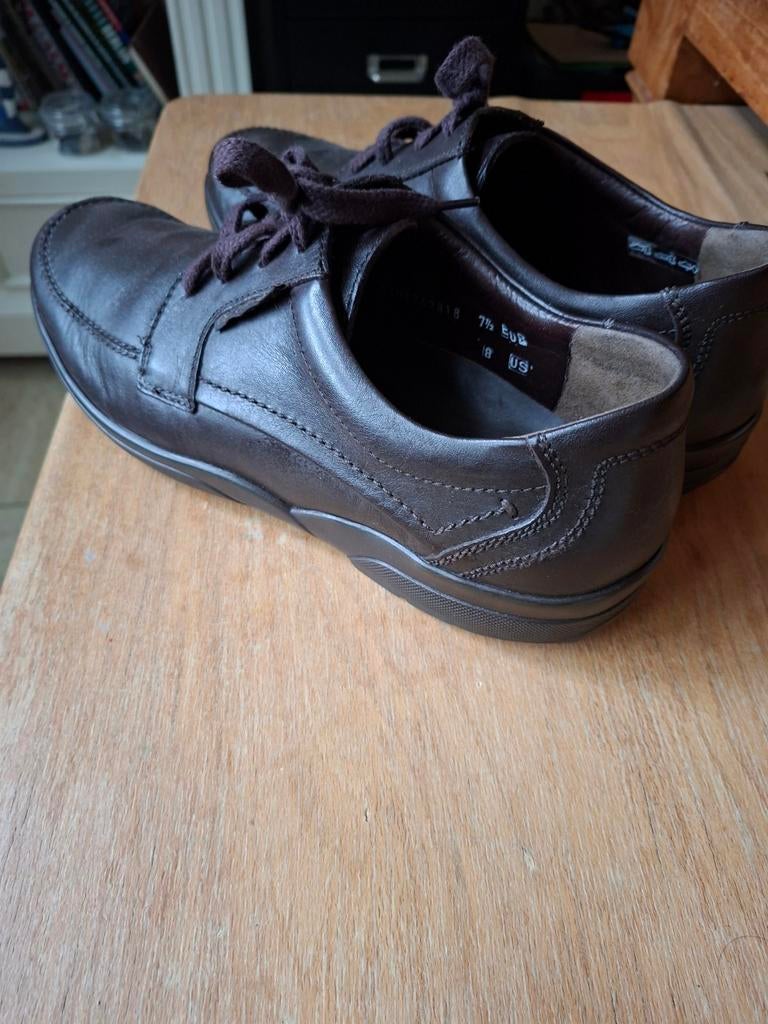 Mephisto bruine herenschoenen - maat 7,5 (41) zgan, Kleding | Heren, Schoenen, Bruin, Ophalen of Verzenden, Zo goed als nieuw