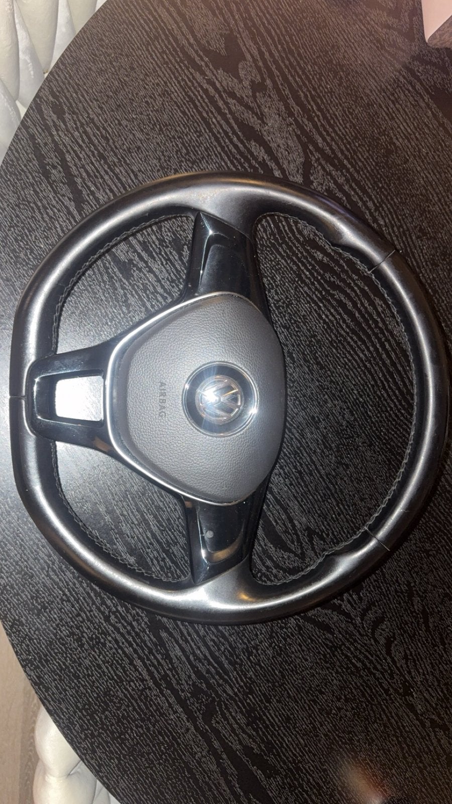 Vw polo 6r oringeel stuur met airbag, Ophalen, Gebruikt, Volkswagen