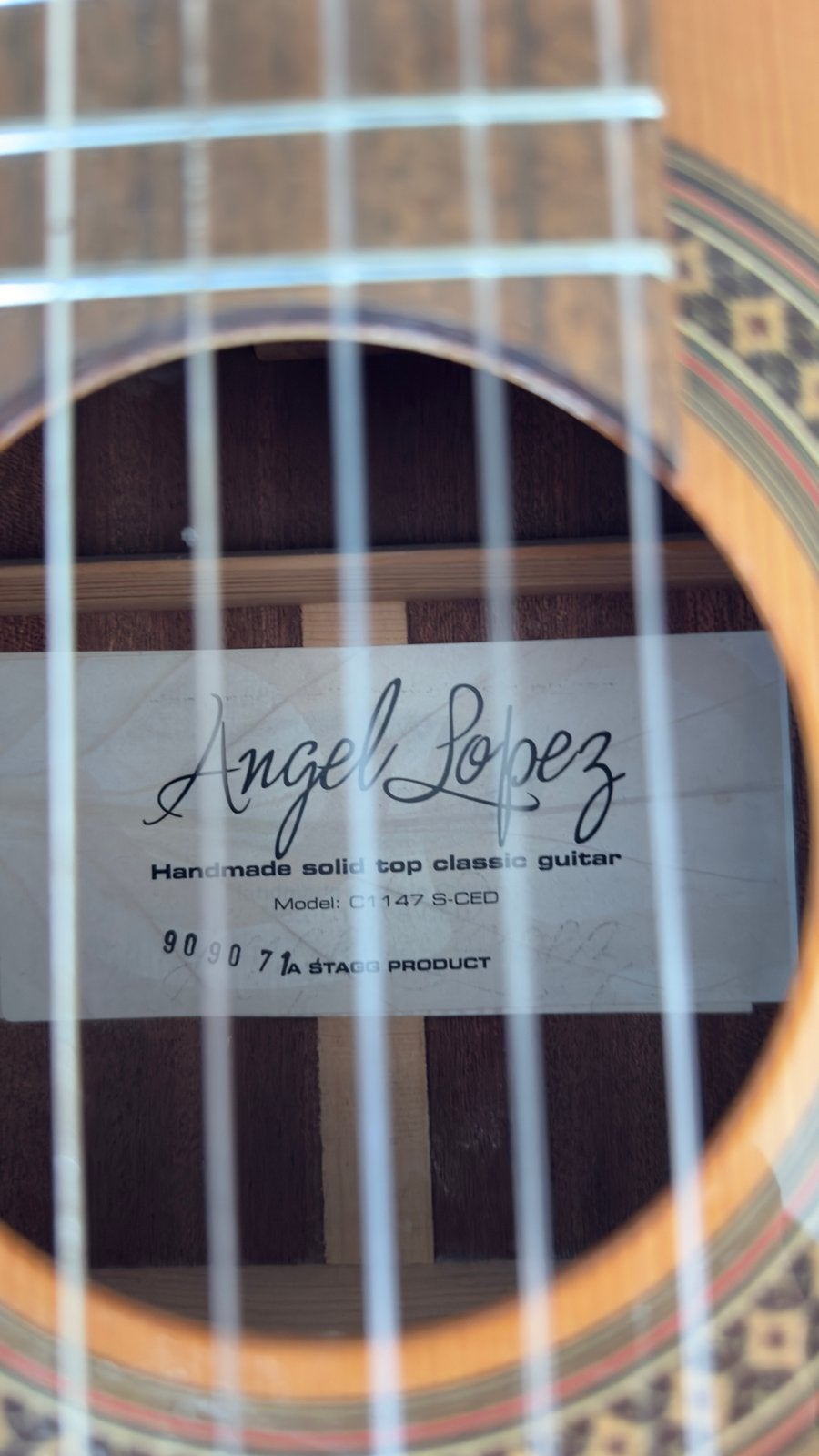 Angel Lopez C1147 S-CED Klassieke Gitaar, Ophalen, Gebruikt, Klassieke of Spaanse gitaar