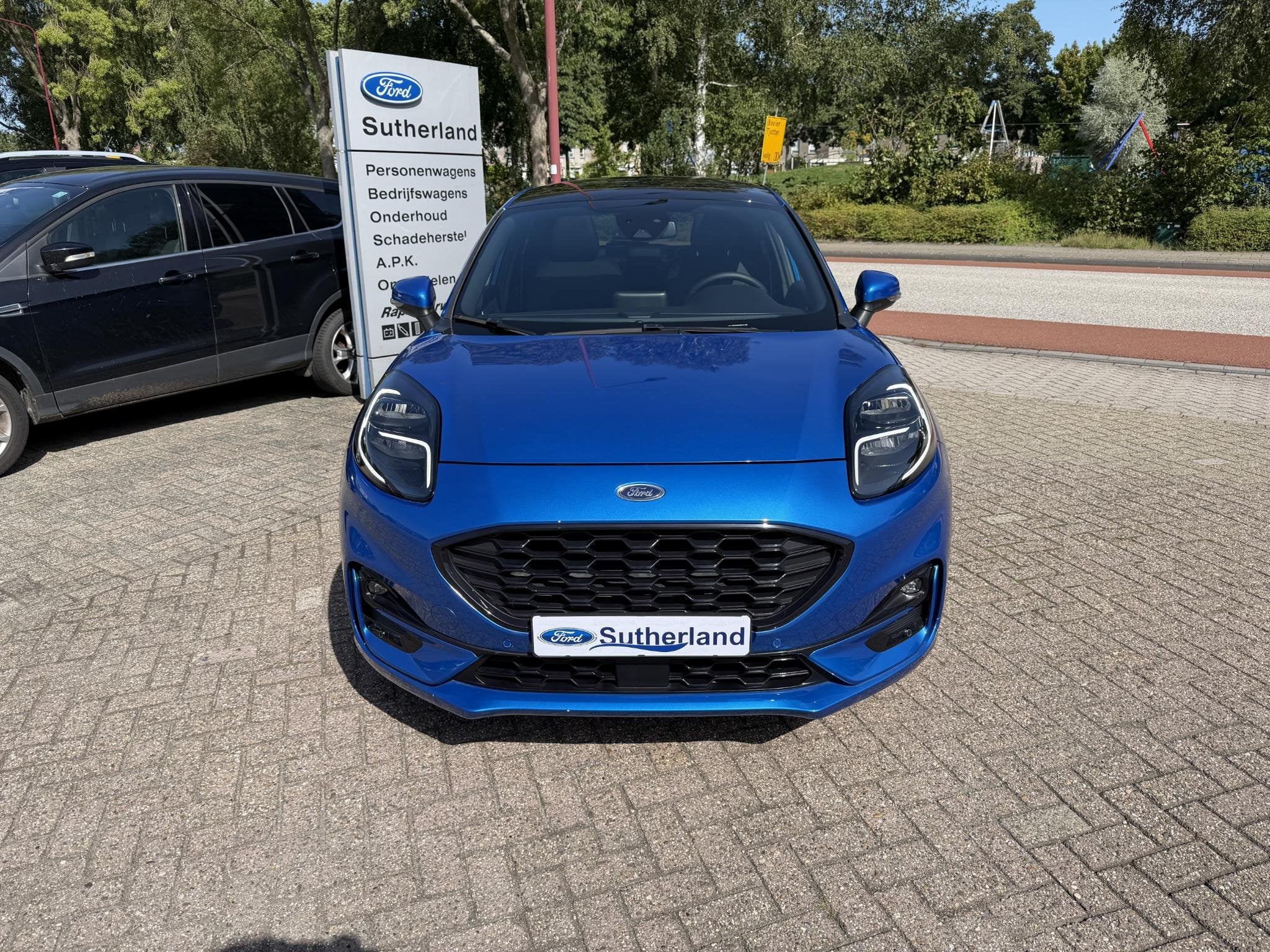 Ford Puma 1.0 EcoBoost Hybrid ST-Line X 125pk | Driver Assis, Voorwielaandrijving, 125 pk, Blauw, Leder en Stof