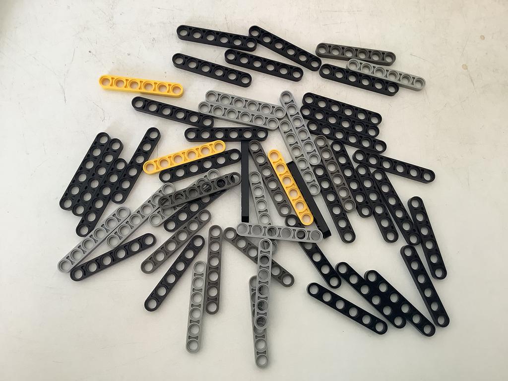 Lego technic hefbalk 1x6 dun, Ophalen of Verzenden, Gebruikt, Losse stenen, Lego