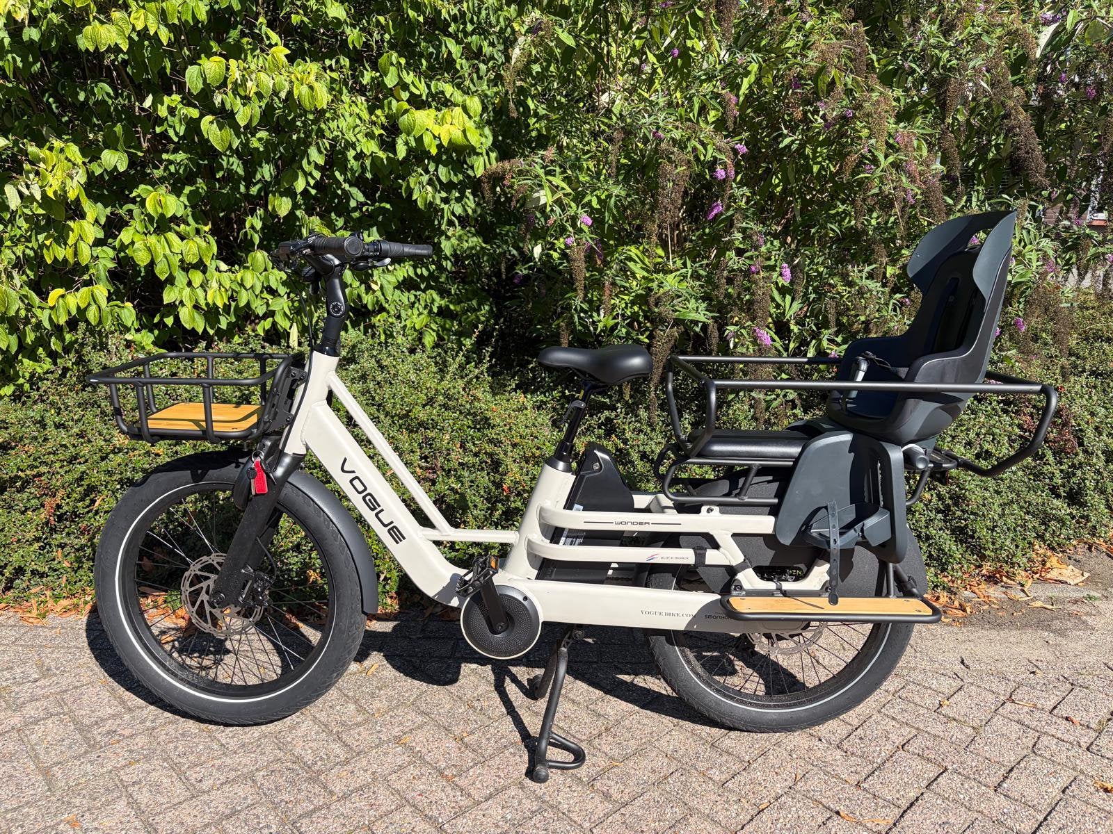 Vogue Wonder Longtail, Fietsen en Brommers, Elektrisch, Zo goed als nieuw, 2 kinderen, Schijfrem