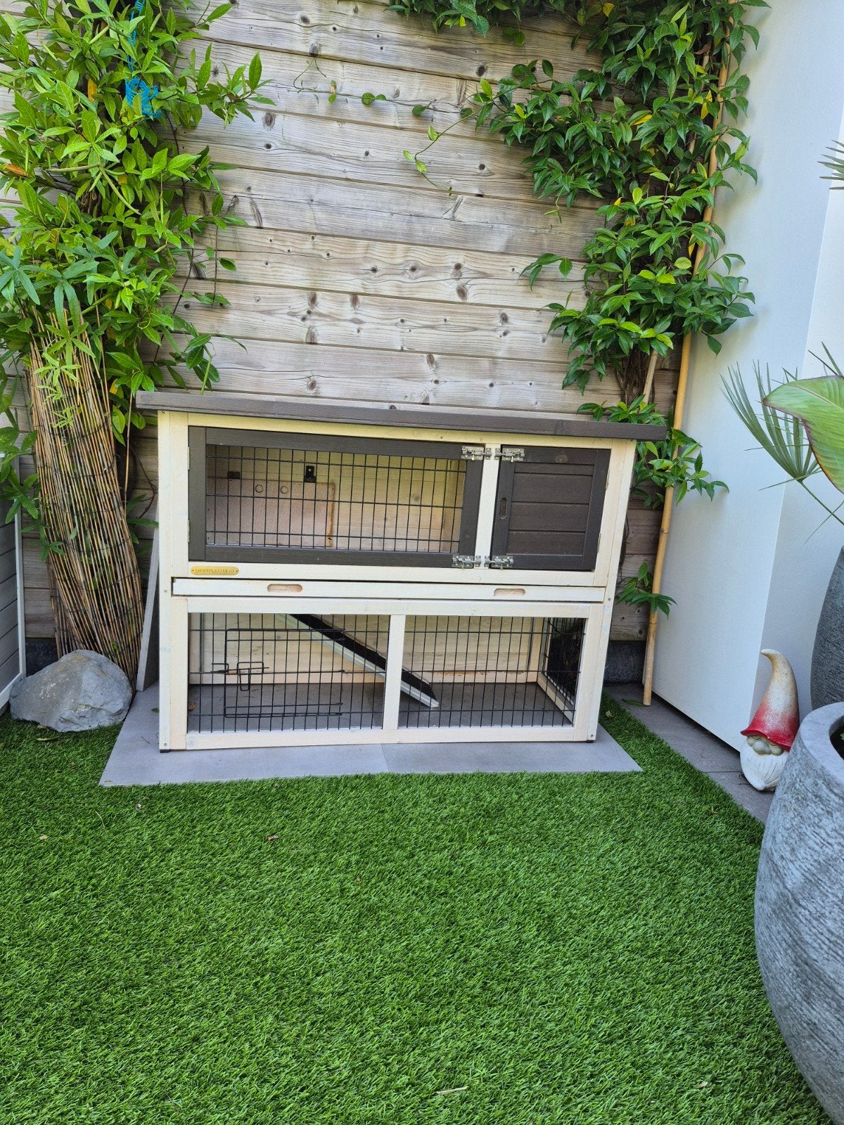 prachtig konijnenhok voor buiten afm 111x45x78cm, Dieren en Toebehoren, Knaagdieren en Konijnen | Hokken en Kooien, Ophalen, Zo goed als nieuw