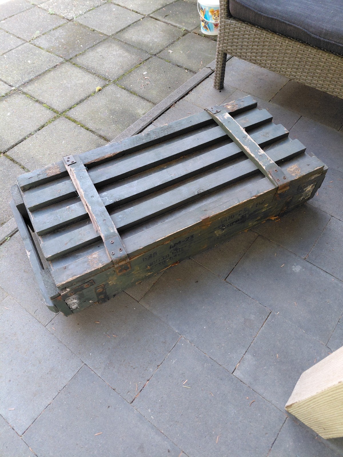 Houten Legerkist, Ophalen, Landmacht, Nederland