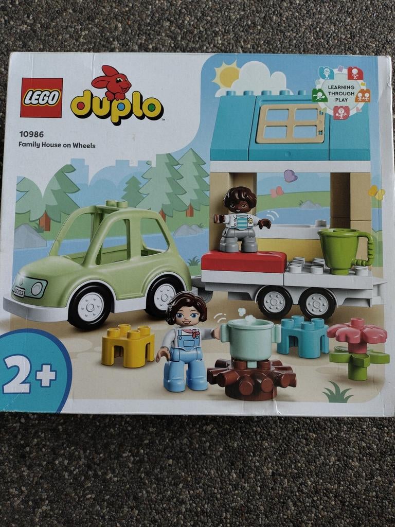 LEGO DUPLO Stad Familiehuis op wielen, 10986, Kinderen en Baby's, Speelgoed | Duplo en Lego, Compleet, City, Nieuw, Ophalen of Verzenden