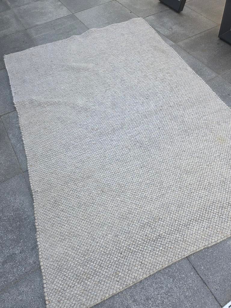 Handgemaakt Molino vloerkleed lichtgrijs 160x230cm, Gebruikt, Modern, Handgemaakt, Molino, 150 tot 200 cm, 200 cm of meer