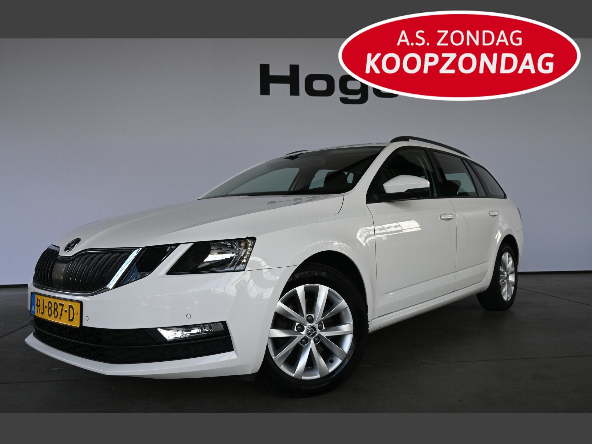 Skoda Octavia Combi 1.0 TSI Greentech Ambition Business Auto, Auto's, Skoda, Stof, Met garantie (alle), 116 pk, Wit