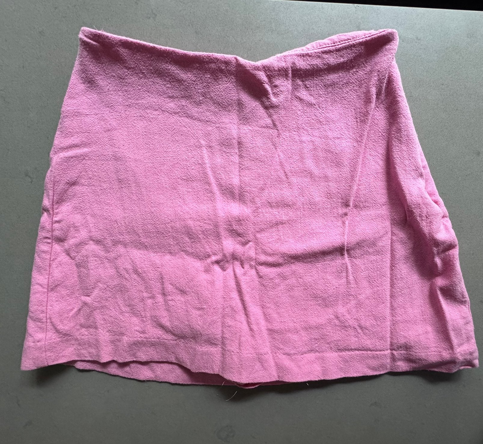Roze skirt broekje rokje Amisu Linen blended mt 34, Ophalen of Verzenden, Zo goed als nieuw, Roze, Maat 34 (XS) of kleiner