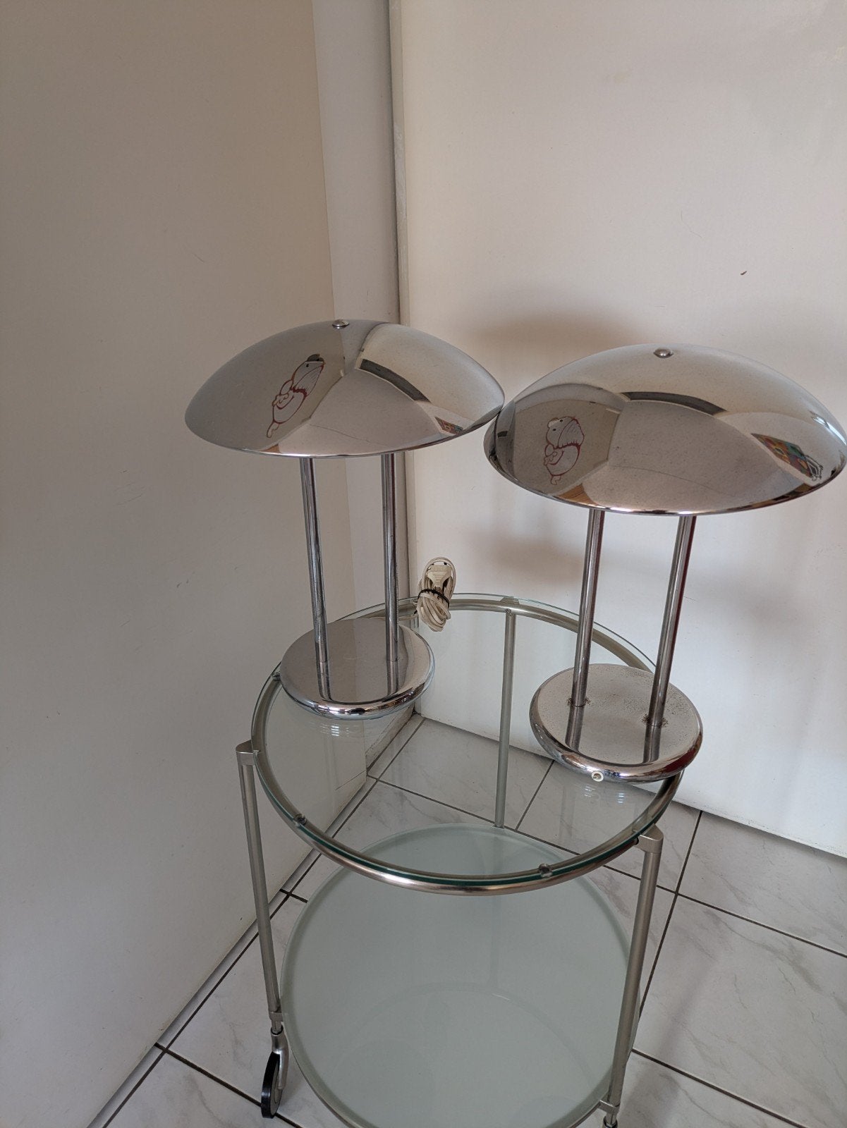 IKEA Mushroom Lamp Sonneman - Vintage Tafellampen, Huis en Inrichting, Gebruikt, Vintage, Paddenstoellamp, Ophalen of Verzenden