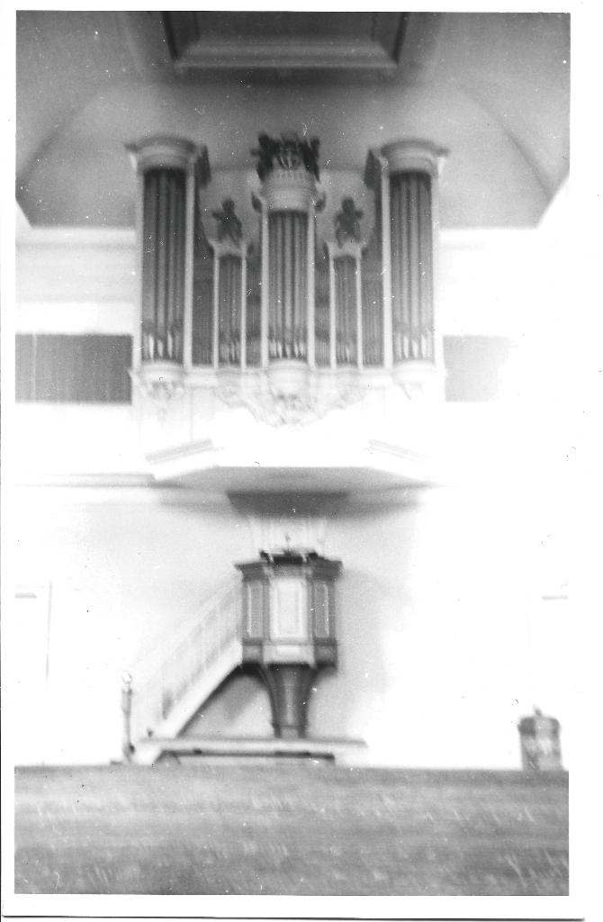 Velp Grote Kerk interieur orgel, Ophalen of Verzenden, 1940 tot 1960, Ongelopen, Gelderland