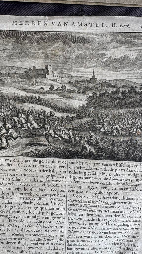 4 gravures uit een boek, Ophalen