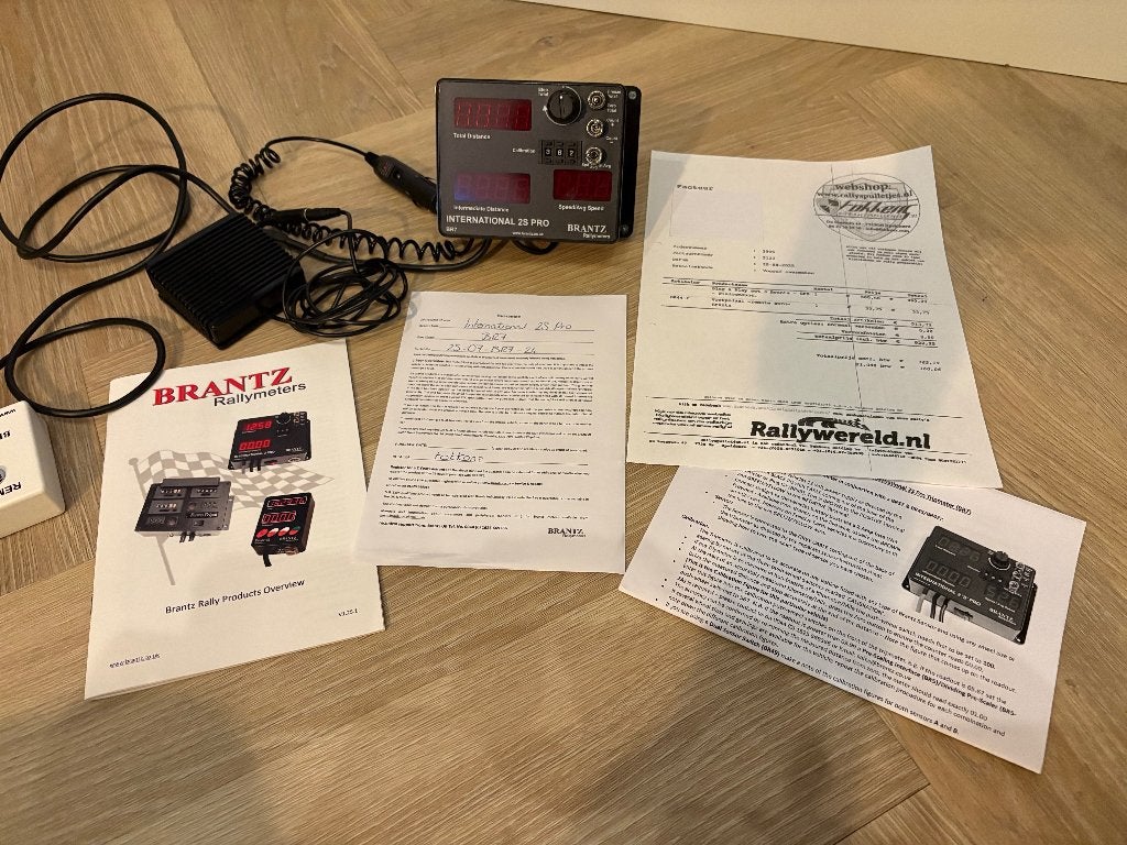 Brantz Tripmaster 2S Pro International met GPS en voetpedaal, Auto diversen, Ophalen, Zo goed als nieuw