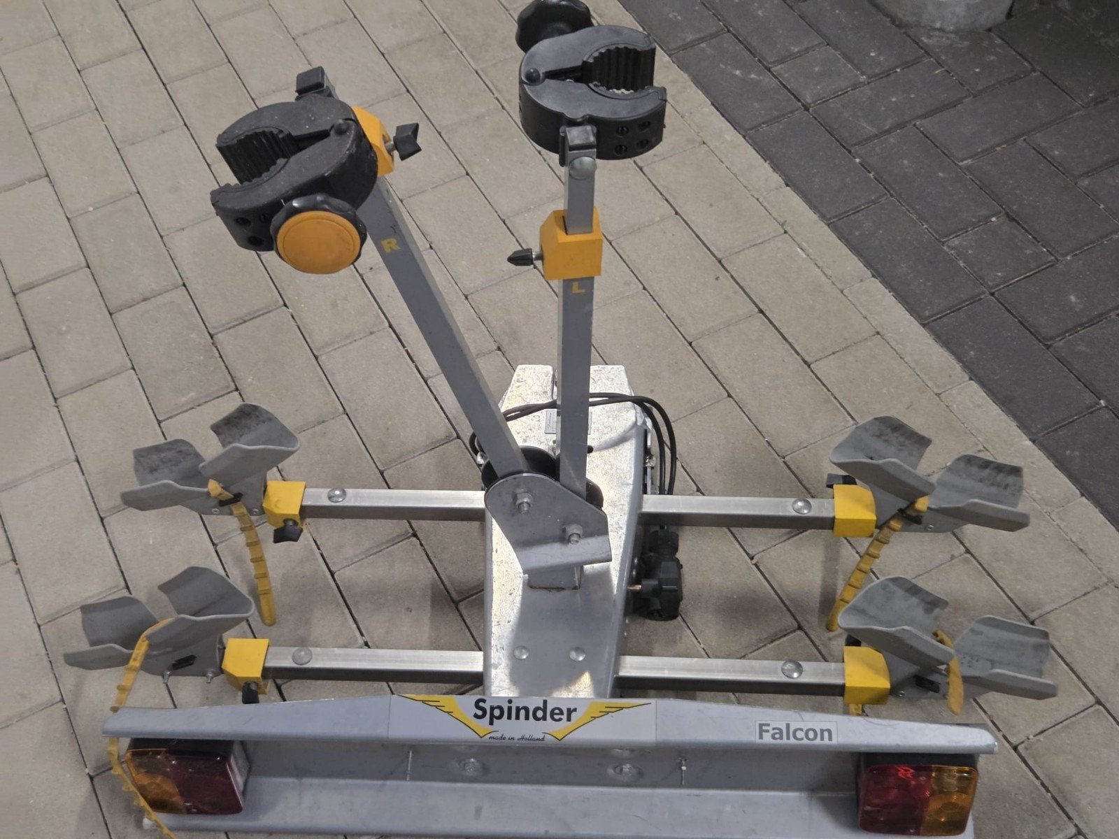 Spinder Falcon fietsendrager voor 2 fietsen, gebruikt, Ophalen, Gebruikt