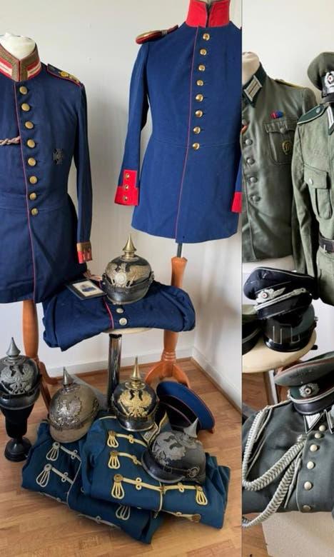 Diverse wo1, wo2 kepie, pinhelm, uniform,.., Verzamelen, Ophalen of Verzenden