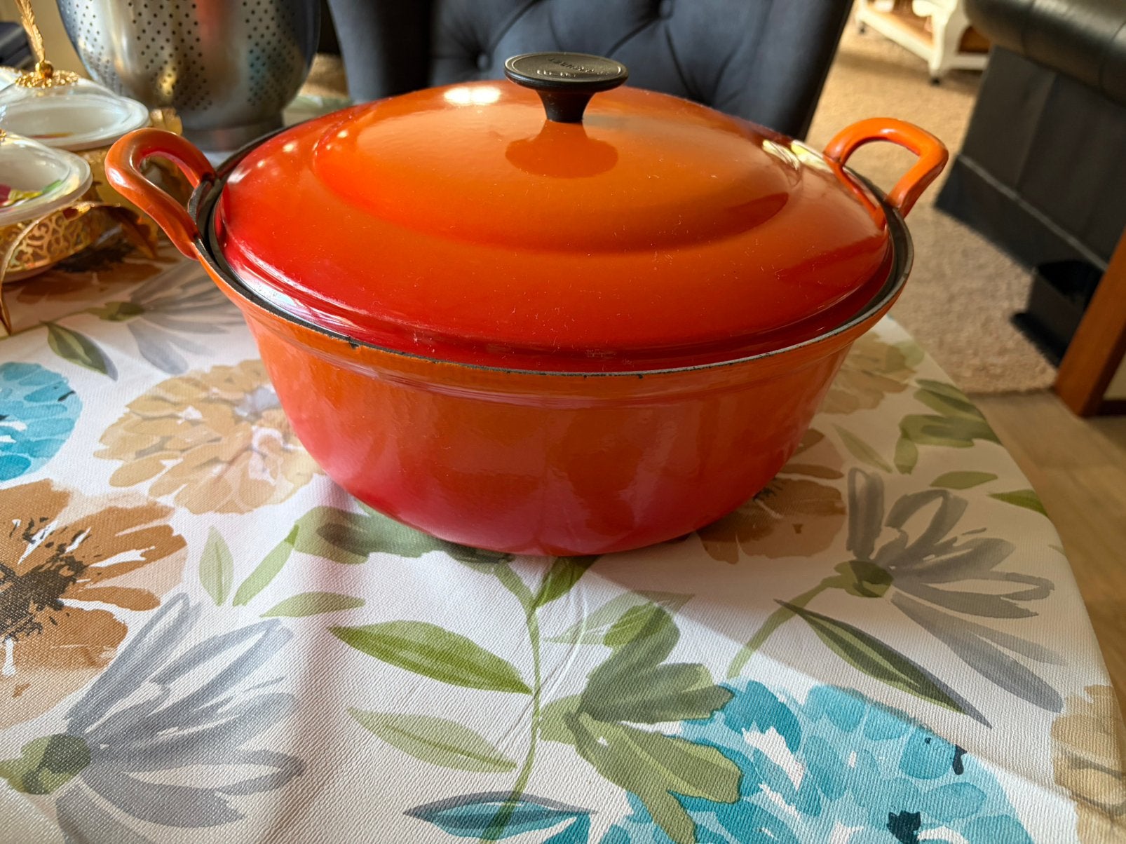 Le creuset Gietijzeren braadpan, Huis en Inrichting, Keuken | Potten en Pannen, Ophalen of Verzenden, Gietijzer