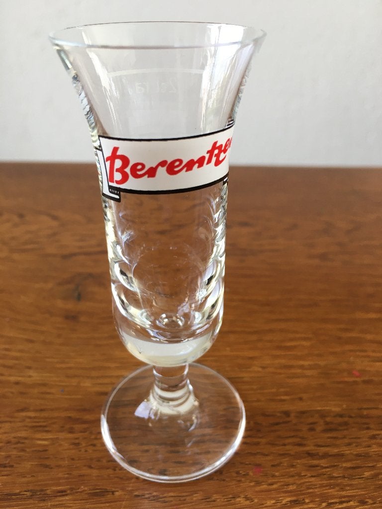 Glas "Berentzen" Nieuw, Verzamelen, Ophalen of Verzenden, Nieuw, Reclamebord